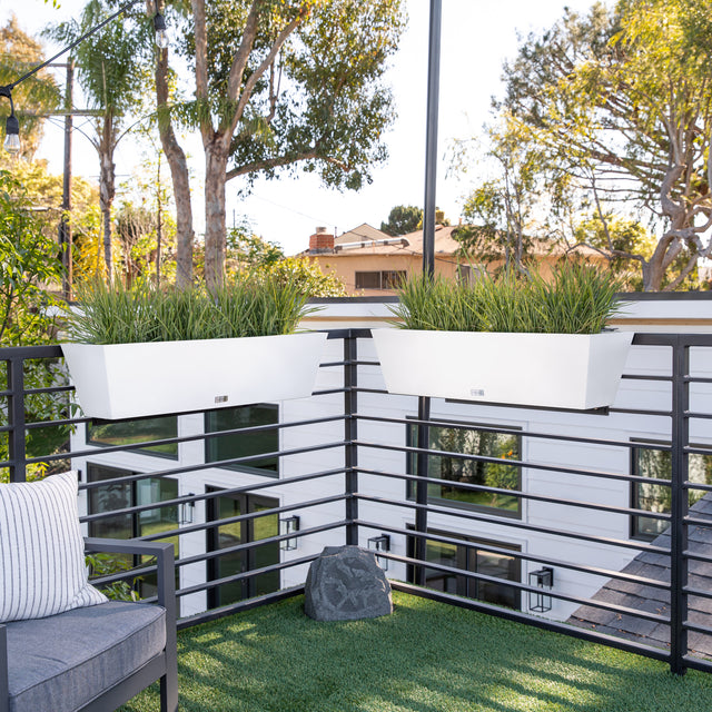 pure railing planter