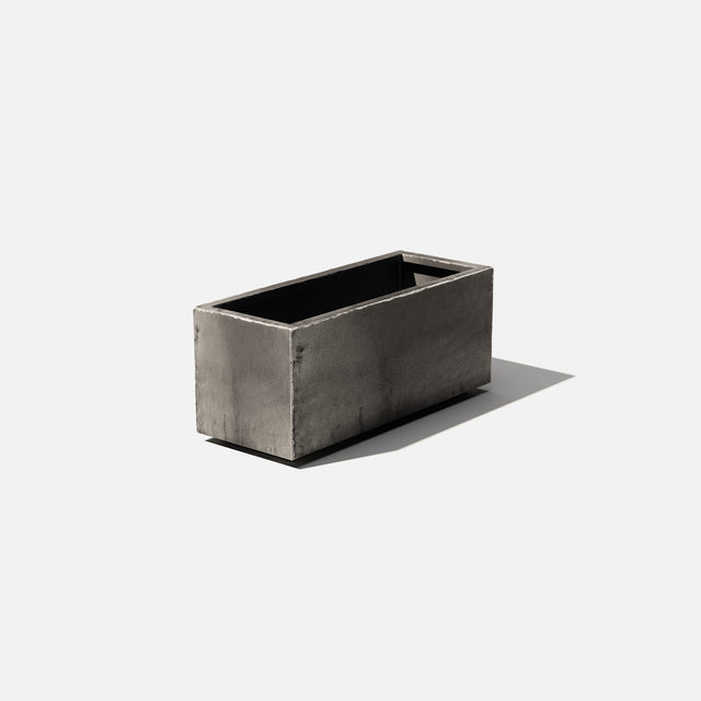 corten long box planter