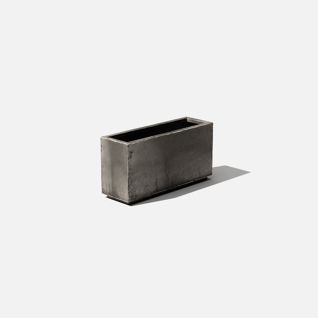 corten long box planter