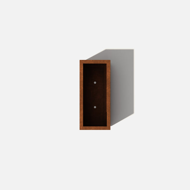 corten long box planter