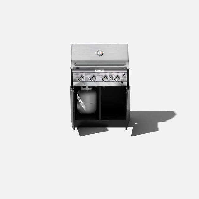 outdoor kitchen grill cabinet