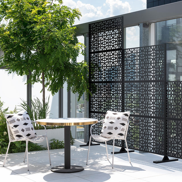 corten parilla privacy screen sets