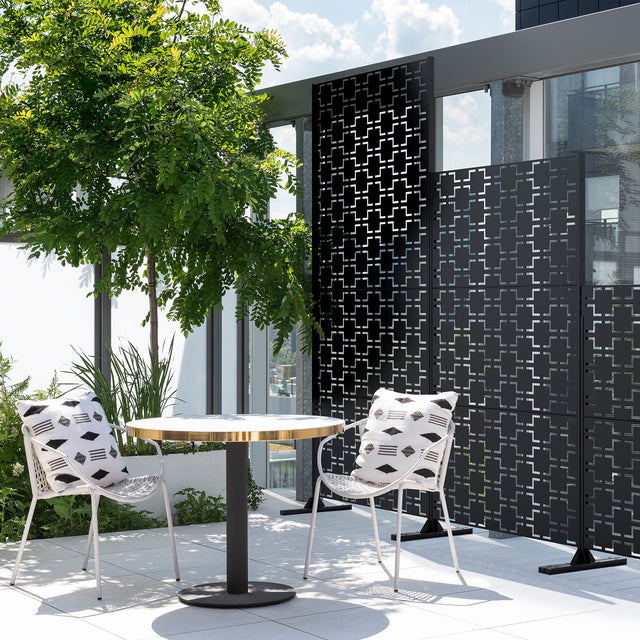 corten quadra privacy screen sets