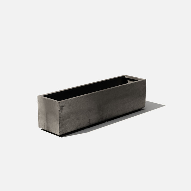 corten long box planter